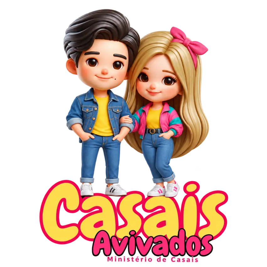 Mascotes Casais Avivados com roupas inspiradas nos anos 80